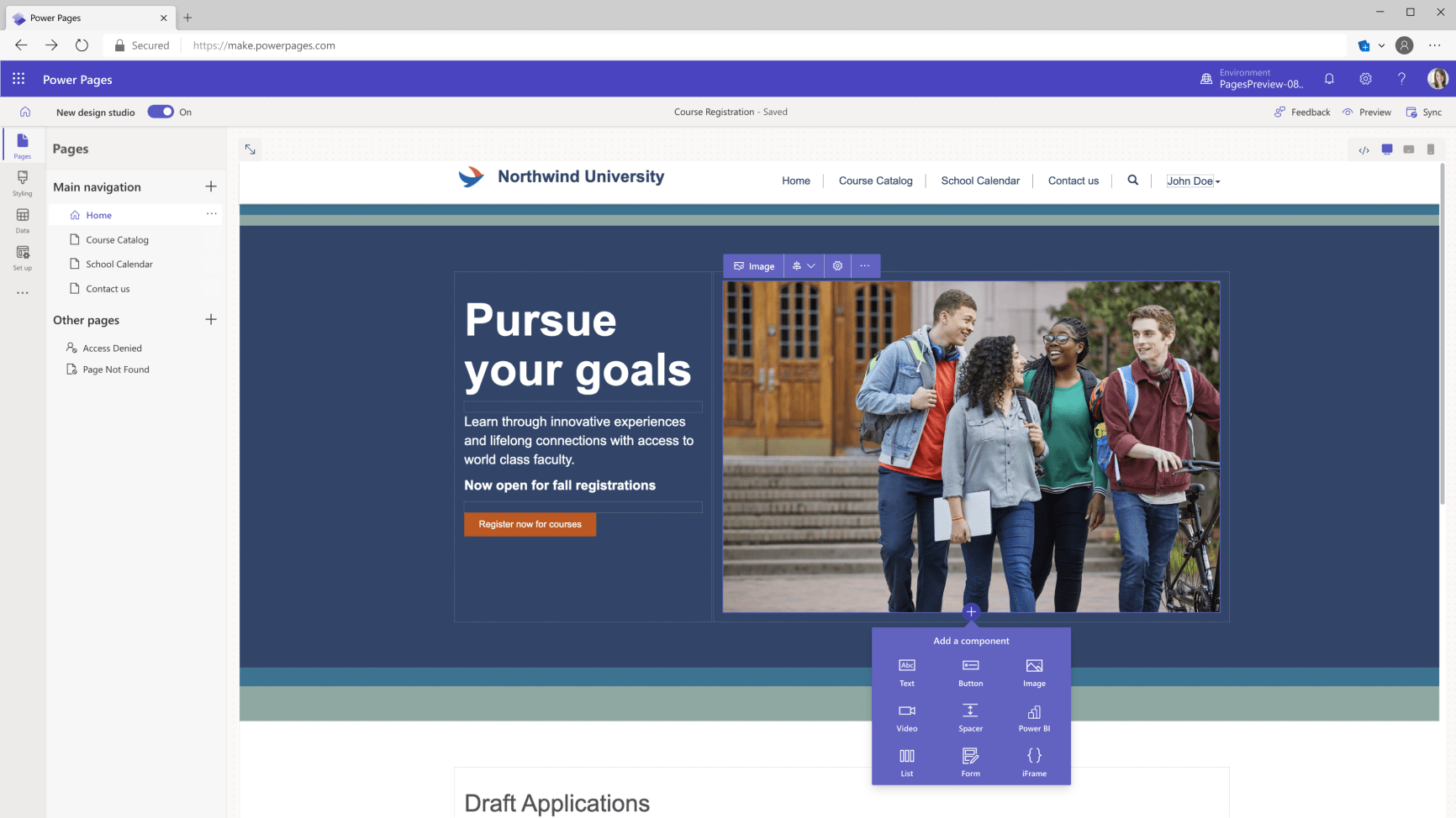 Power pages